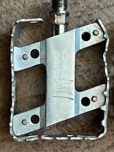 Raro pedali HARO TEAM 9/16" lega argento anni 80/90 vecchia scuola BMX Fusion 3 pezzi TPC - Foto 4 di 8