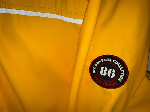 Lässige bpx Regenjacke Friesennerz PU GELB - 42, top ausgestattet! Reflexstreife - Bild 6 von 8