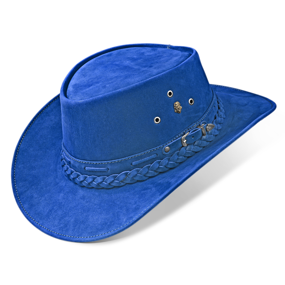 Cappello Cowboy Australiano In Pelle Scamosciata – Leggero, Impermeabile E Con Sottogola Regolabile Per Uomo E Donna - 3