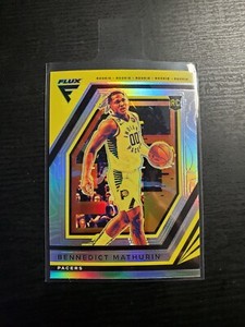 2022-23 Panini Flux Silver Prizm Bennedict Mathurin RC Indiana Pacers #212 KP
