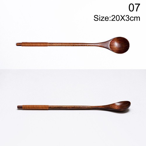 Wooden Spoon Cooking Large Wood Soup Spoons Dinner Tablespoon Tableware-2PCS - Imagen 16 de 41