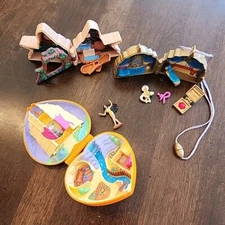 Disney Once Upon A Time Mini Compact Lot Lil Pocahontas Aladdin Lion King PARTS