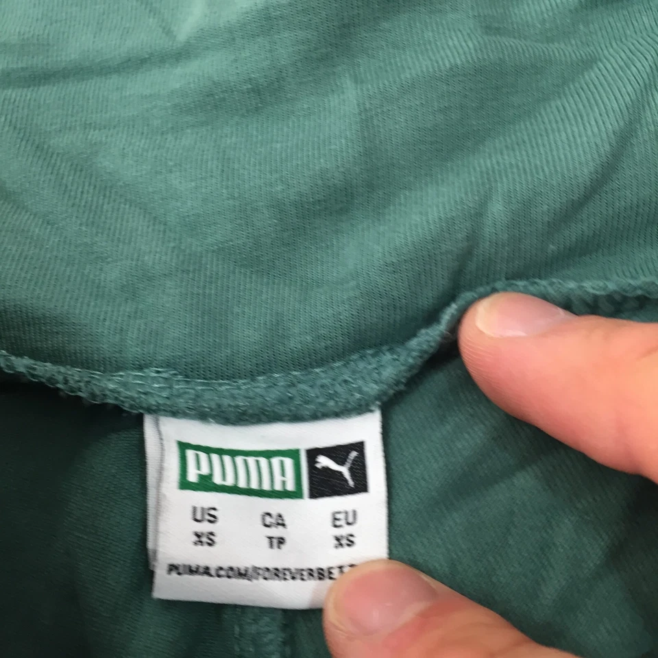 Puma Mujer Fitness Bicicleta Pantalones Cortos Talla XS Verde Algodón Elástico 101675 Foto 4 de 4