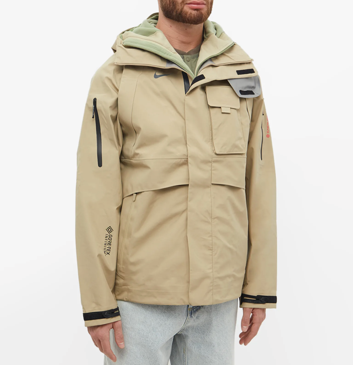 Cactus Jack Nike NRG BH JACKET Limestone Travis Scott Size Cactus Jack Nike NRG BH JACKET Limestone Travis Scott Size