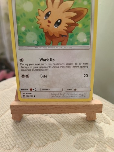 Pokémon Trading Card Game Lillipup Sun And Moon Base Set Card #103/149 - Picture 4 of 7