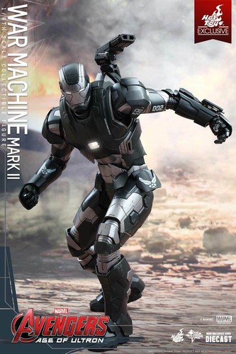 Hot Toys WAR MACHINE MARK II MMS290 DIECAST AGE OF ULTRON 1/6 Neu VERSIEGELTER VERSAND - Bild 7 von 11