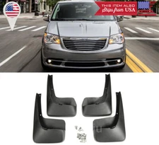 Front & Rear Fender Splash Guard Mud Flap For 11-17 Chrysler Town & Country