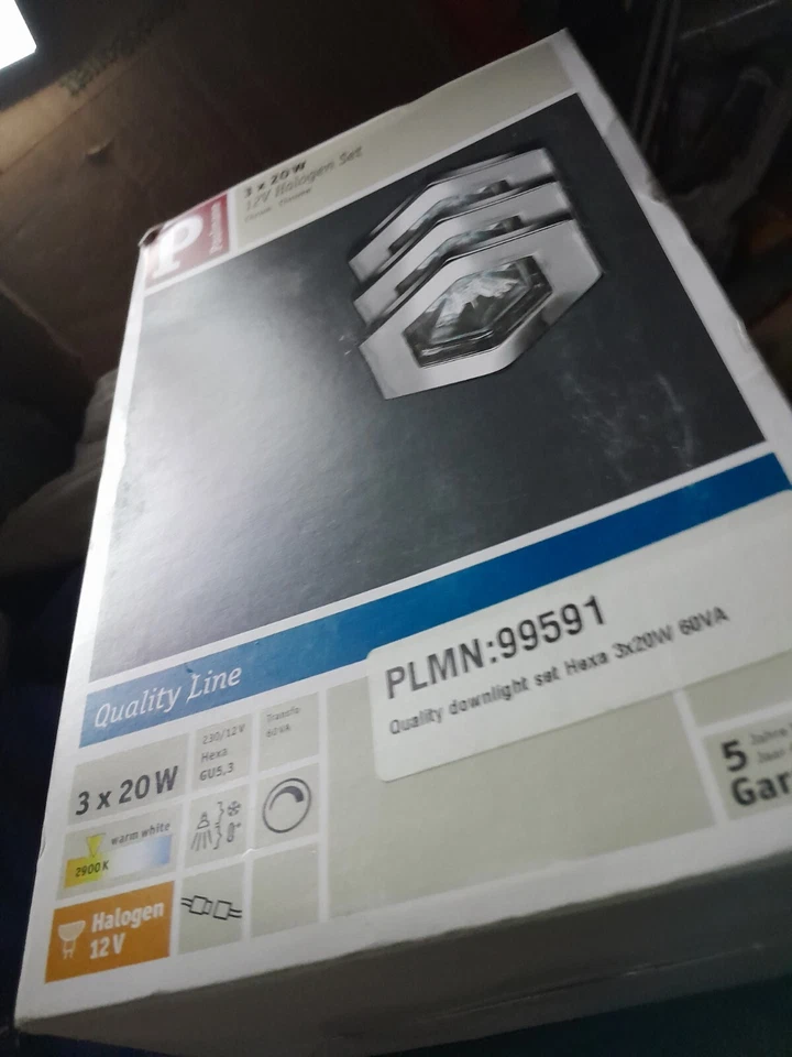 Paulmann Halogen X3 Hexagon Einbauleuchte PLMN:99591 Original  - Bild 3 von 3