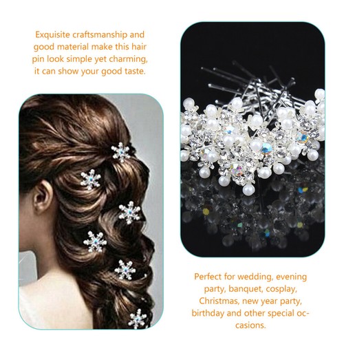 10Pcs Women Hair Fork Hair Pin For Women Bridal Hair Piece Hair Jewels - 第 10/12 張圖片