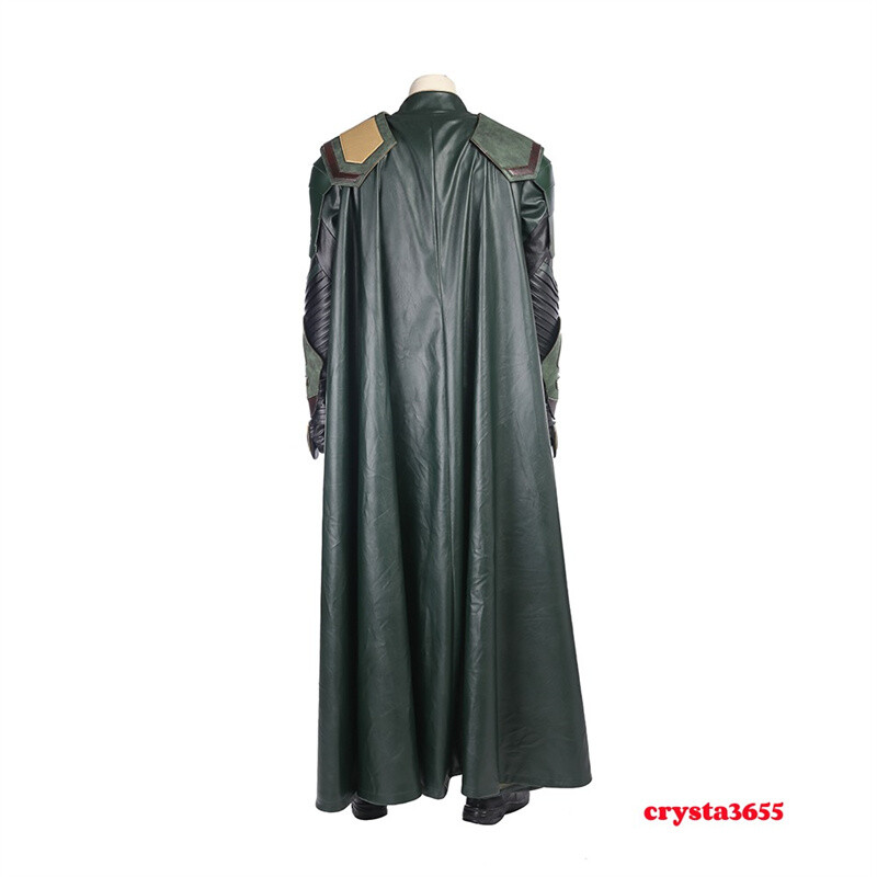 Thor：Ragnarok Loki Cosplay Custome Full Set Top Pants Boots Robe Vest ...