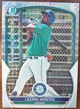 2023 Bowman Chrome Mega Box Mojo. #BCP233. Lazaro Montes Seattle Mariners - Bx3