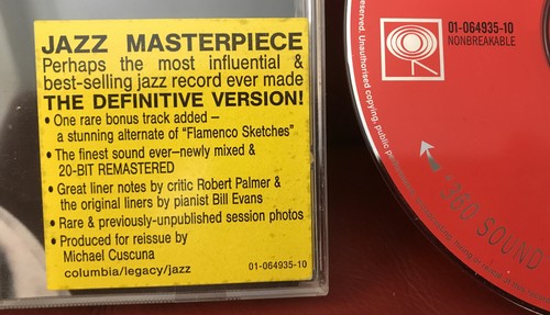 Miles Davis Kind Of Blue 2001 Remaster Columbia Legacy 01-064935-10 - alles ist EX - Bild 2 von 4