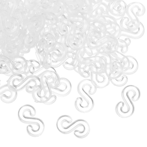 S Clips 500pcs For Rubber Band Bracelets DIY Loom Accessory Kit - Picture 9 of 12