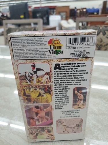 Brooklyn Zoo Sammlung Die Schlange schlägt zurück VHS NOS Kung Fu Kampfkunst - Bild 2 von 4