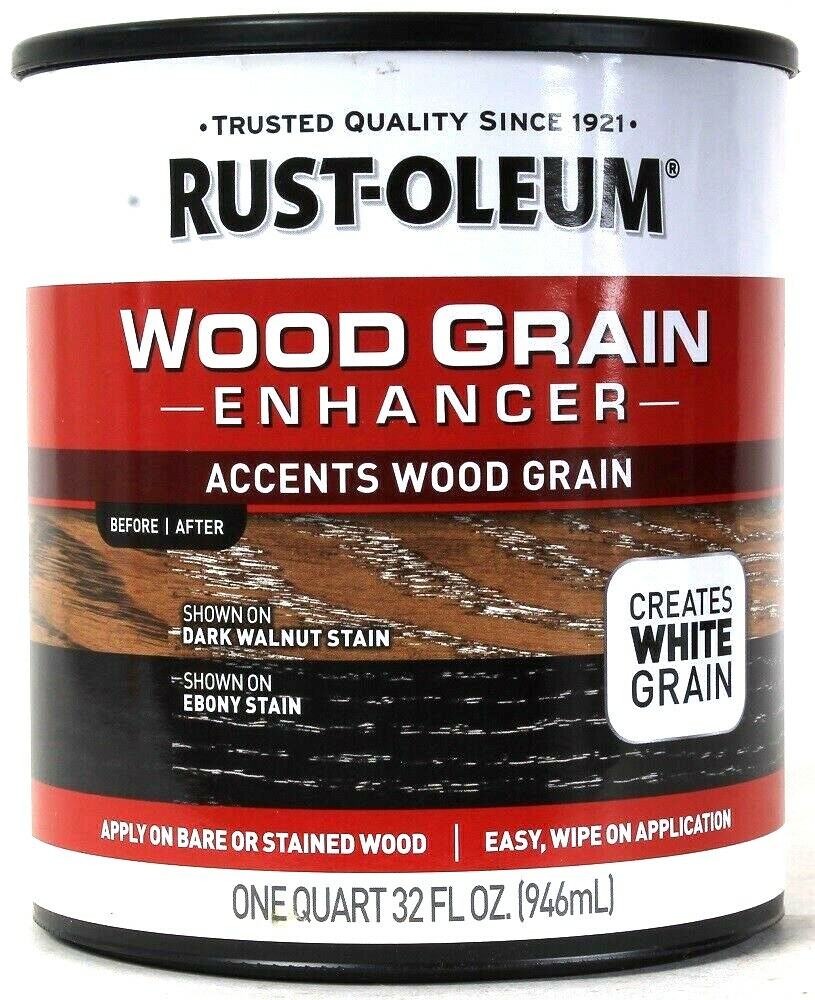 1 Can RustOleum 32 Oz Wood Grain Enhancer 316174 White Grain Easy