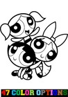 Vinyl Decal Truck Car Sticker Laptop - Cartoon Powerpuff Girls Group