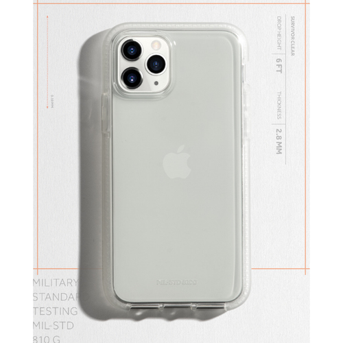 Griffin Survivor Clear Case for iPhone 11 / Pro / Max Black Clear Hard Cover - Picture 7 of 19