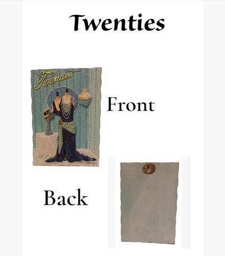 Victoria L Springer 20's- 50's Fashion Wall Hang Decor Wall Art Pieces- Set Of 4 - Bild 2 von 11