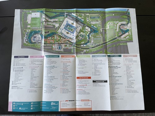 Formula 1 Miami Grand Prix 2024 Program/Campus Map F1 (5 Pack) - Picture 3 of 4