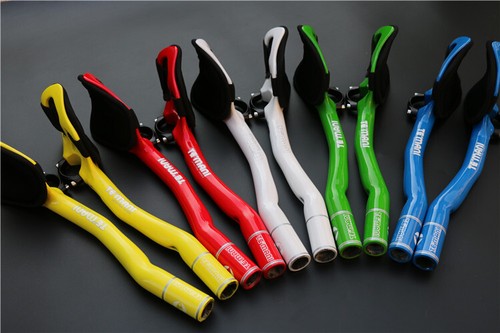 Bicicleta de Carretera 31.8 Fibra de Carbono TT Contrarreloj Triatlón Aerobar Extensiones - Imagen 5 de 14