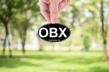 OBX | Stickers | Outer Banks | North Carolina | Circle Stickers | Outer Banks