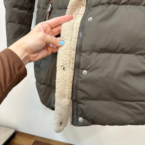 Giacca donna Lauren Ralph Lauren piccola verde piumino imbottito zip cappuccio outdoor - Foto 4 di 9