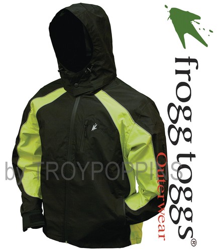 FROGG TOGGS RAIN GEAR-NT65119 MENS KIKKER II JACKET TOADZ SAFETY REFLECTIVE WORK - Picture 4 of 4