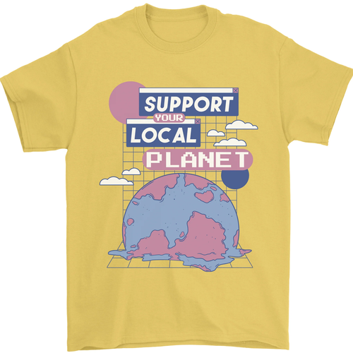 Apoya Tu Planeta Local Camiseta Para Hombre 100% Algodón - Imagen 55 de 96