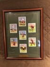 Rare Golf Glass Frame With 7 Trading Cards Reprints Archie Compston Please Read