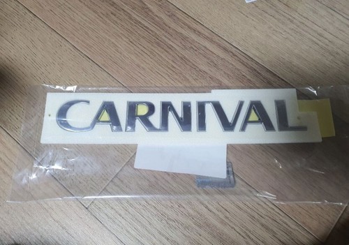 tailgate CARNIVAL (chrome color) emblem for 2015-2021 KIA Sedona / Carnival - Picture 1 of 2