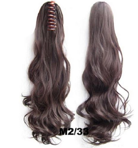 Clip In Pony Tail Claw Clip On Ponytail As Human Piece Hair Extensions for Women - Bild 14 von 32