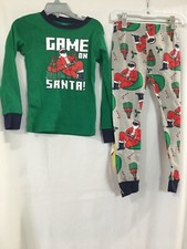NWT Carter's Santa Claus Gaming Pajamas Set Toddler Cotton Christmas 4
