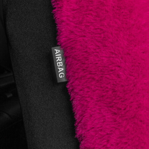 Faux Sheepskin Wool Fur Car Seat Covers for Front Seats Hot Pink For Women - Bild 3 von 6