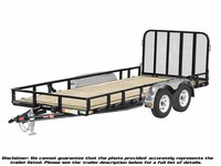2022 PJU Utility 18' x 83 Tandem Axle Channel Utility