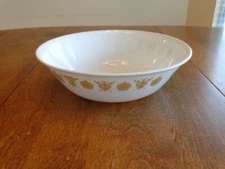 CORELLE BUTTERFLY GOLD 8” ROUND VEGETABLE BOWL