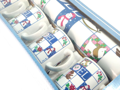 TAZAS Y MANTELES INDIVIDUALES DE CERÁMICA DE NAVIDAD KANE GRES NOEL DECORACIÓN DEL HOGAR DE VACACIONES SELLADOS - Imagen 2 de 6