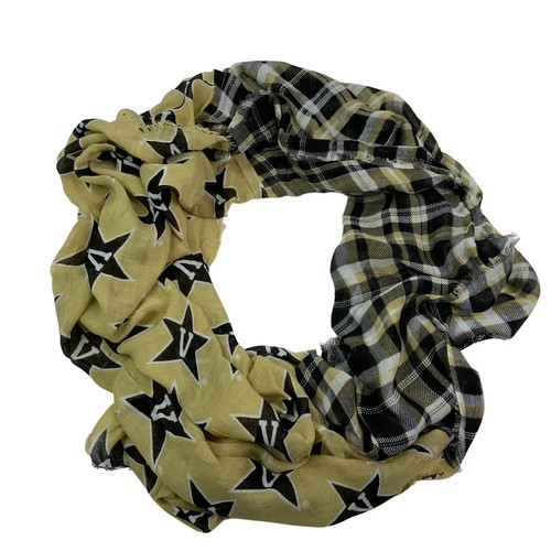 Zoozatz Vanderbilt Commodores Infinity Scarf Light Weight Sheer 70in X 29in