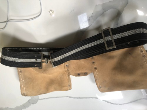 McGuire-Nicholas Tool belt Pouch Heavy Suede Cowhide Contractor Apron DM-499-4 - Picture 6 of 7