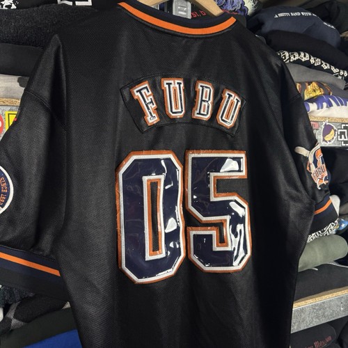 VINTAGE FUBU 1992 CITY LIMITED EDITION NEW YORK JERSEY Sz LARGE RAP HIP-HOP - Picture 7 of 8