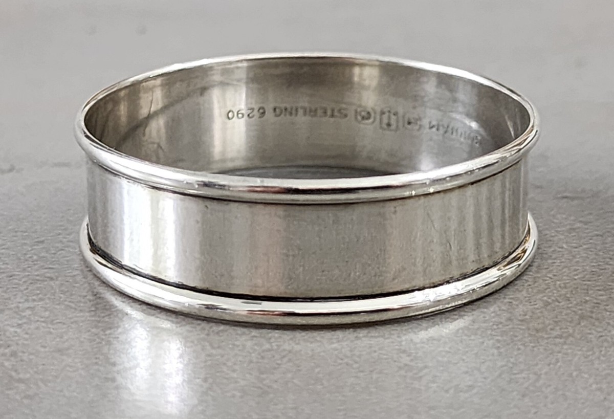 Vintage GORHAM STERLING SILVER 6290 Napkin Ring -FLORA KING