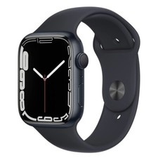 Apple Watch Series 7 45mm Aluminum Case with Sport Band - Midnight, Regular...