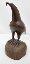 Seri Native American Style Bird Wood Sculpture by Miguel Estrella   TF
