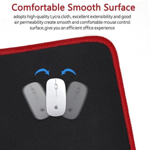Large Gaming Mouse Pad Extended XXL Mousepad with Stitched Edge,Non-Slip Rubber - Picture 4 of 7