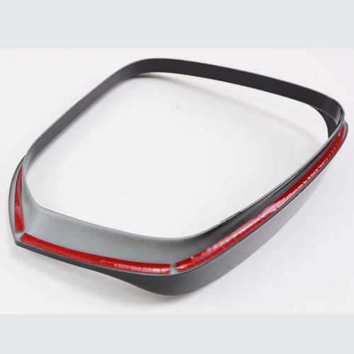 Fit For Toyota Grand Highlander 2024 2025 Black Rearview Mirror Rain Eyebrow 2pc - Picture 9 of 9