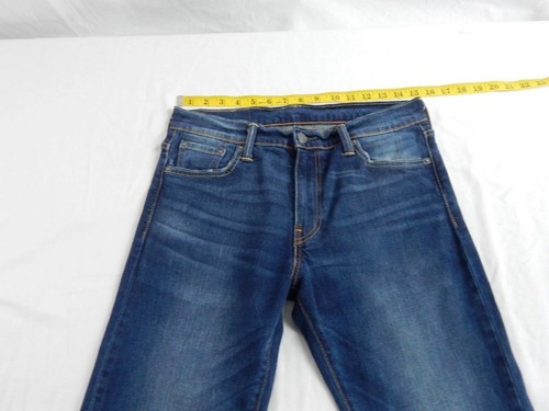 Levi 504 Straight Jeans Regular Stretch Waist 30 Leg 30 W30 L30 Zip Fly (Q4807) - Picture 2 of 9