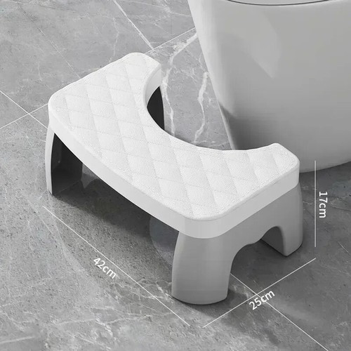 Wasserdichter Squatty Töpfchen Toilettenhocker Toilettenfußhocker Kniebeugenhocker für Schwangere - Bild 15 von 18