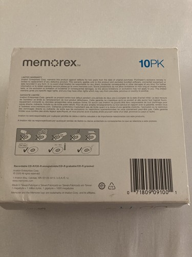 memorex cd-r 8 Pack - 40x, 700MB, 80min - Bild 4 von 4