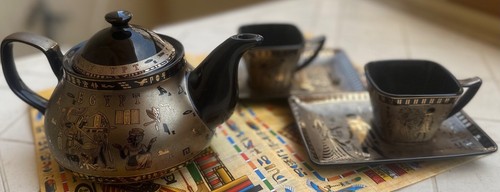 immatgar pharaonic Coffee mug and Teapot ancient Egyptian - Picture 9 of 10