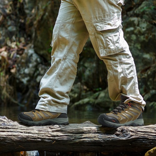Men's Wide Size Ankle High Waterproof Hiking Boots Outdoor Trekking Shoes US - Picture 46 of 54