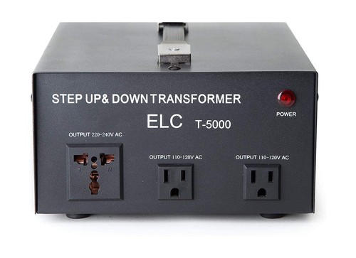 ELC T-5000 5000-Watt Voltage Converter Transformer - Step Up/Down - 110V/220V... - Picture 1 of 2